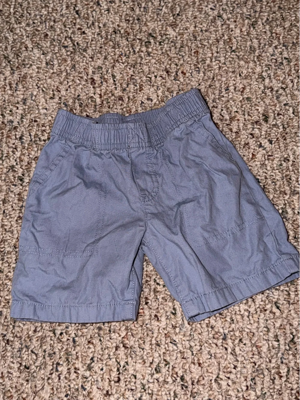 Carter's Gray Elastic Waist Kids Shorts